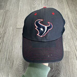 Houston Texans NFL Team Apparel Trucker Mesh OSFM Hat Cap Embroidered Logo